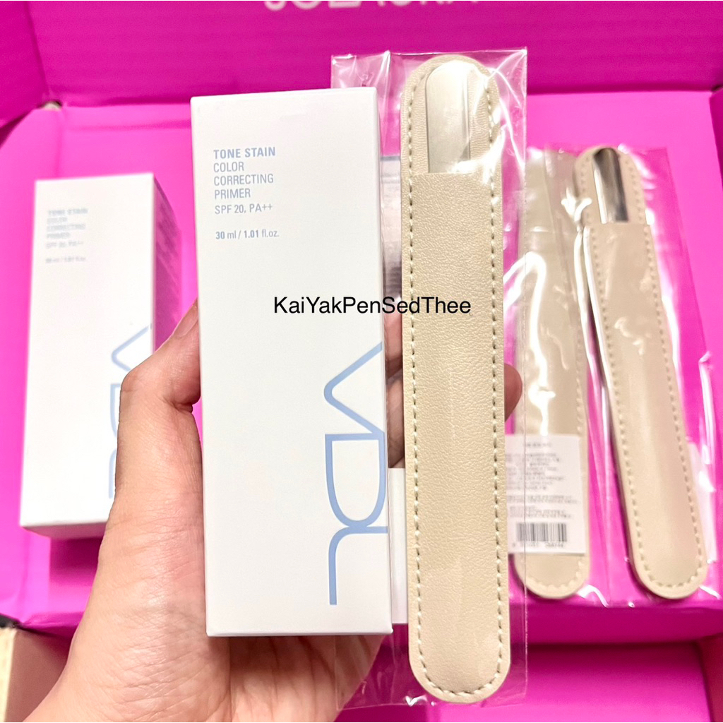 🫧 แถมVDL Spatula☁️ Vdl tone stain color corracting primer 30ml.