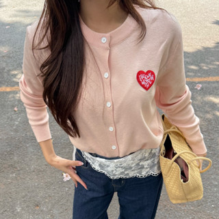 D.I.Y CARDIGAN ( แจ้งตัวอักษรที่ต้องการ )