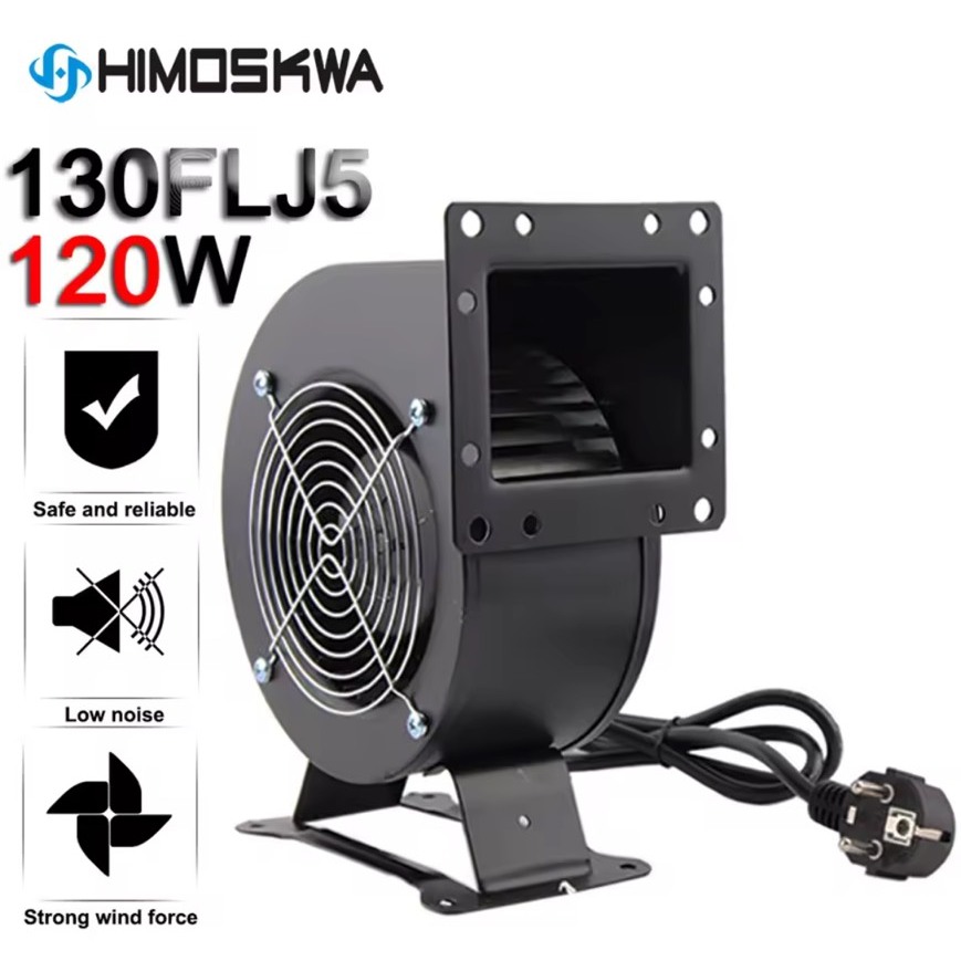 พัดลมหอยโข่ง 130FLJ5 พัดลมระบายอากาศ Blower 220V 120W