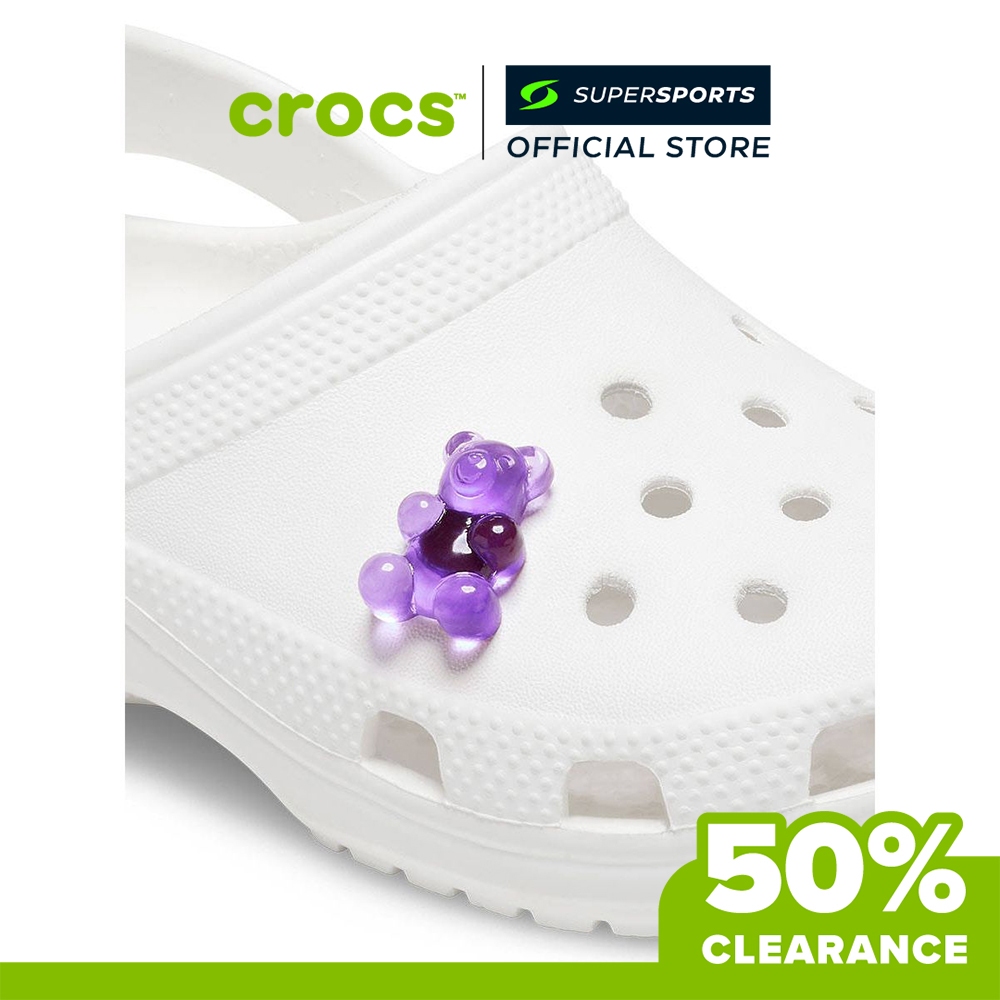 CROCS Jibbitz Purple Candy Bear ตัวติดรองเท้า