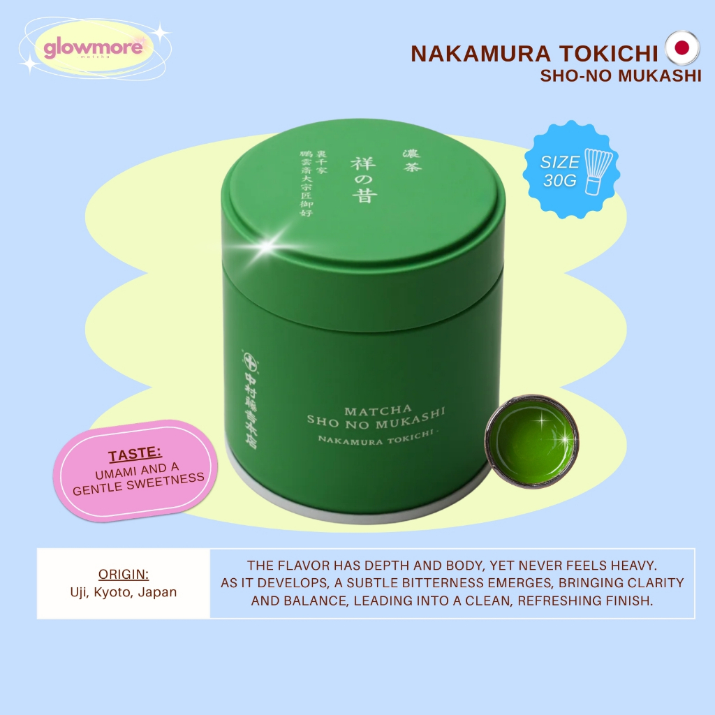 [พร้อมส่ง] Nakamura Tokichi - Matcha Sho-no-Mukashi 30g
