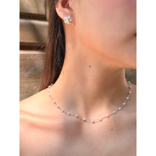 Socrush.bkk | BUBBLE PEARL necklace | SN-094 | สร้อยคอมุก