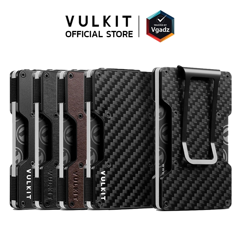 Vulkit กระเป๋าเก็บบัตร รุ่น Minimalist Metal Wallet with Money Clip (VCL300)