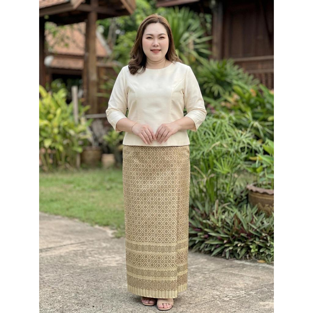 ถ19 ผ้าถุงตัดสำเร็จ ลายสุโขทัย – โปรปัง