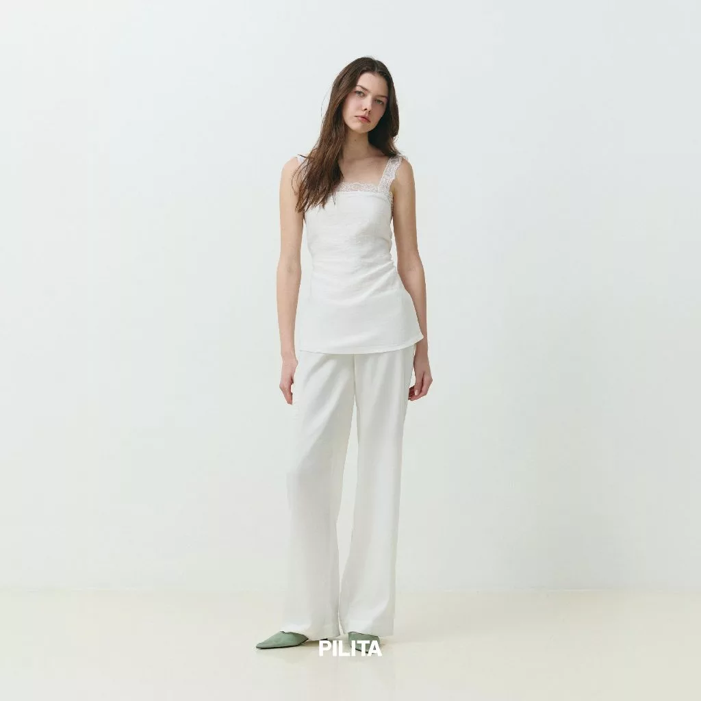 Pilita - Riki Satin Pants (กางเกงขายาวผ้าซาติน)