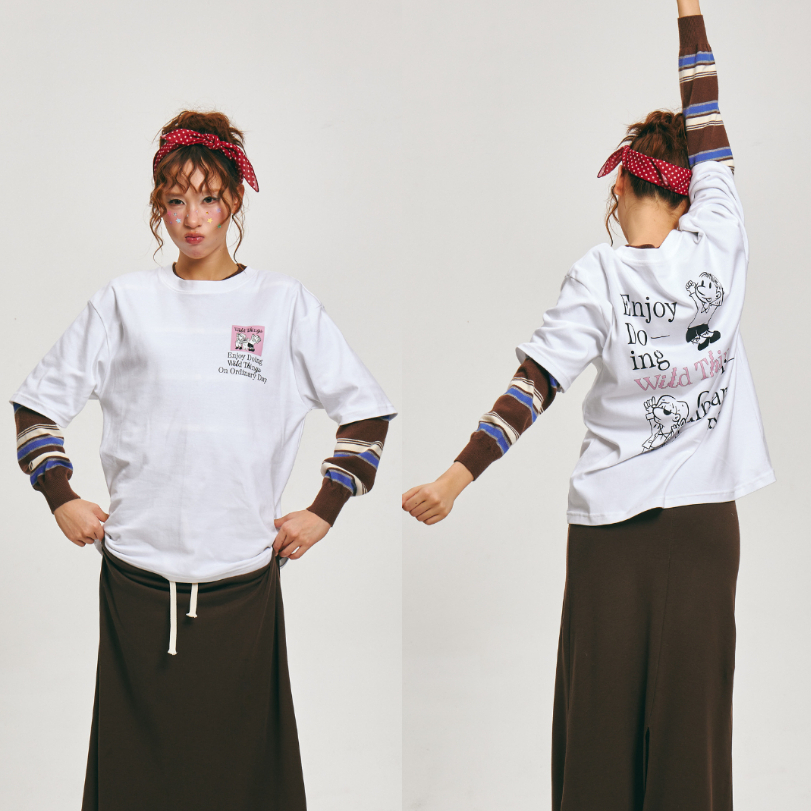 staywildxx - Wild oversized tee