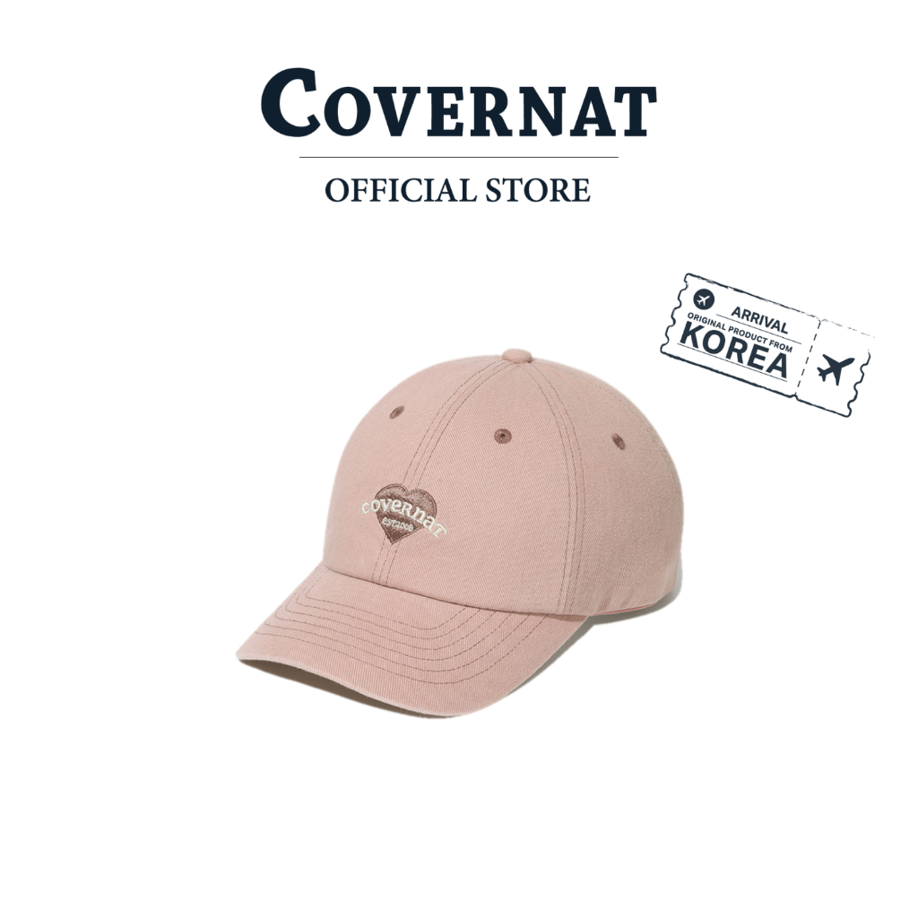 COVERNAT หมวก รุ่น Clover Heart Cooper Logo Ball Cap Pink (70011SCHCAU_S6PIXX)