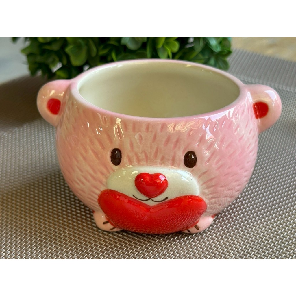 แก้วชา แก้วลายหมีน่ารัก แก้วลายสไตลญี่ปุ่น แก้ว150ml หรือ 5oz เนื้อสโตนแวร์ stoneware รหัสkornz021068