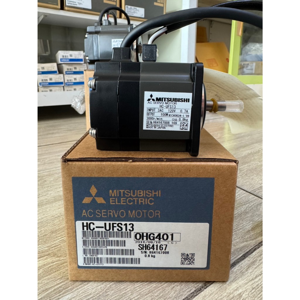 AC SERVO MOTOR MITSUBISHI HC-UFS13 ราคารวมVatมีสต๊อกในไทย