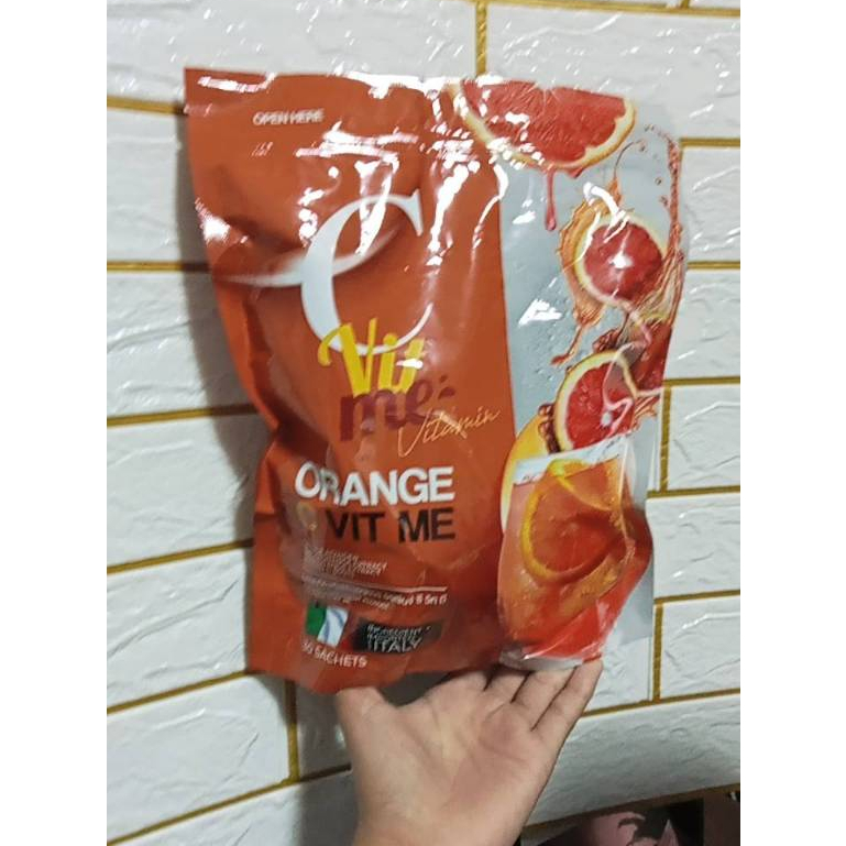 Cvitme ORANGE C VIT ME ผลิตภัณฑ์เสริมอาหาร ออเร้นจ์ ซี วิท มี 1ห่อมี 30ซอง