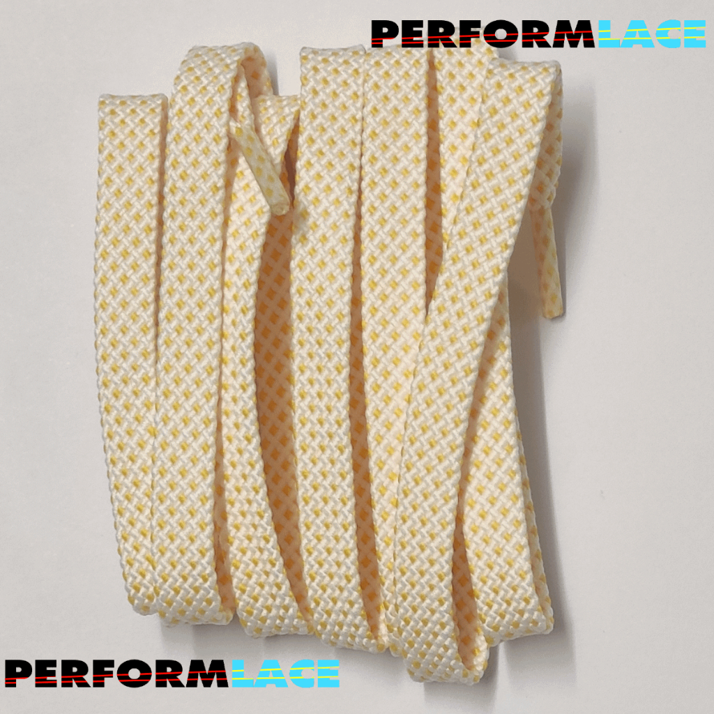 เชือกรองเท้าลาย Pattern Lace (1 คู่ = 2 เส้น) ▲ สีขาว/ดำ ▲ 90 – 120 ซม▲   สินค้าพร้อมส่งจากไทย ราคา ถูกที่สุด ดีลบีเคเค แกลเลอรีภาพที่ 3