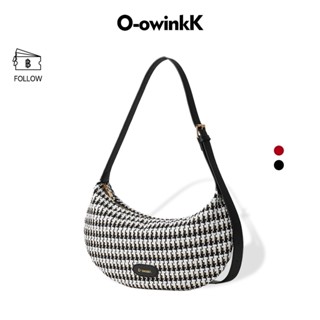 OWINKK กระเป๋าผ้า วัสดุแข็งแรง เนื้อสัมผัสนุ่ม ซิปปิด สายสะพ…