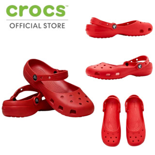 Crocs รองเท้าแตะผู้หญิง Classic Ballet Shoes - Classic Colle…
