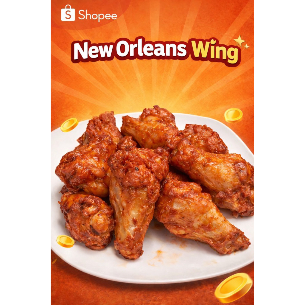 Frozen New Orleans wing