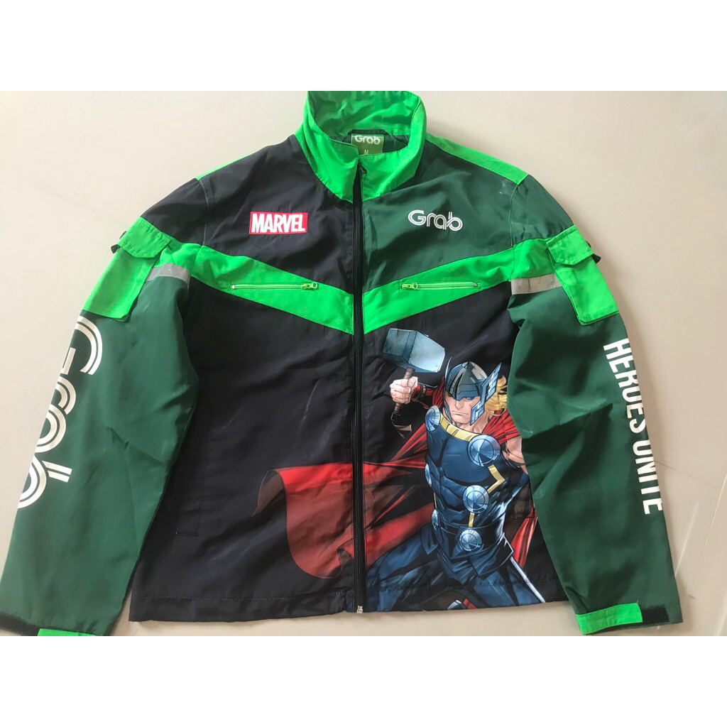 ขาย เสื้อ Grab Marvel ไซต์ M Limited   หายากมากบอกเลยแรร์ไม่เคยใส่เลย