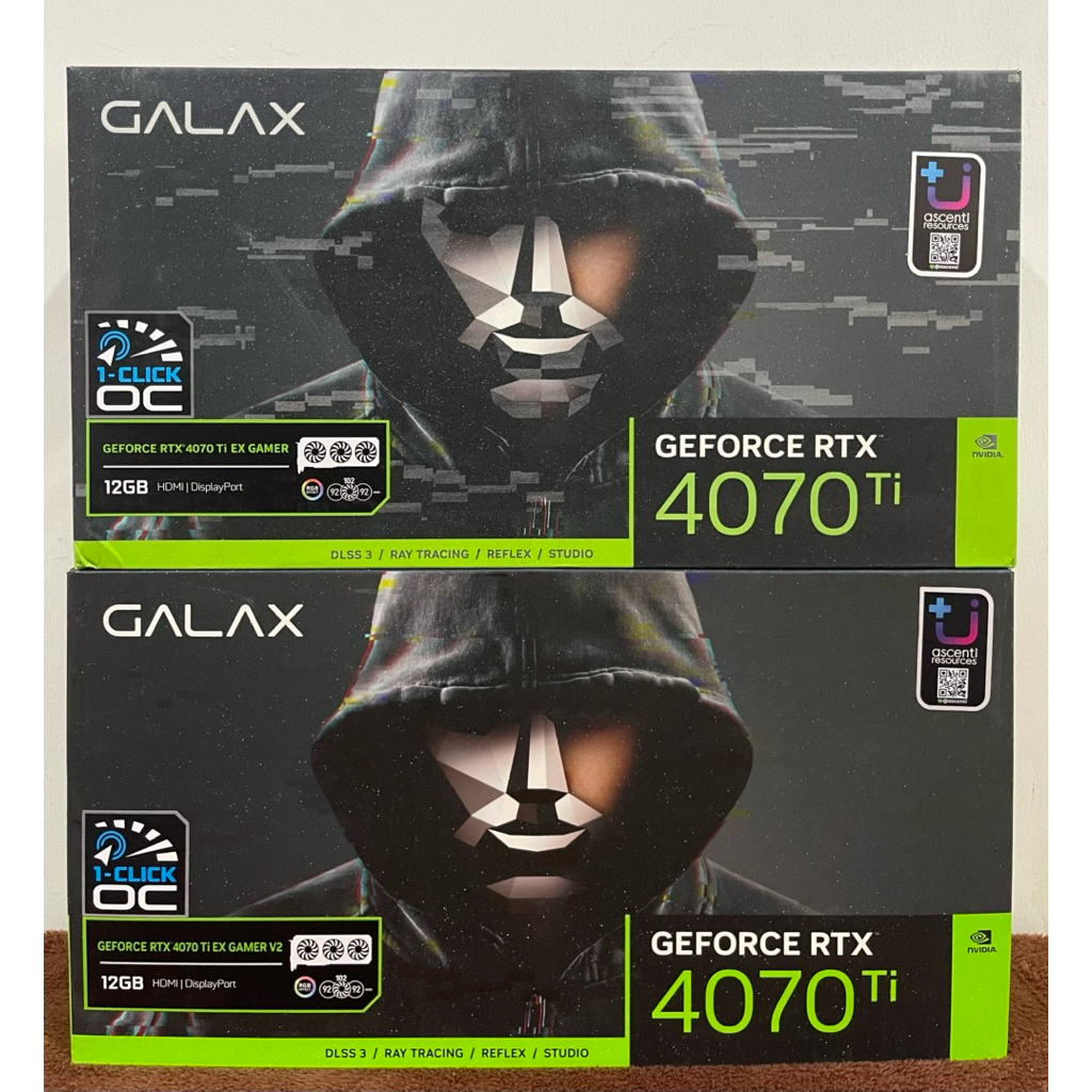 VGA (การ์ดแสดงผล) GALAX GEFORCE RTX 4070 TI SG 1-CLICK OC - 12GB GDDR6X (มือสอง) ประกันศูนย์ไทย