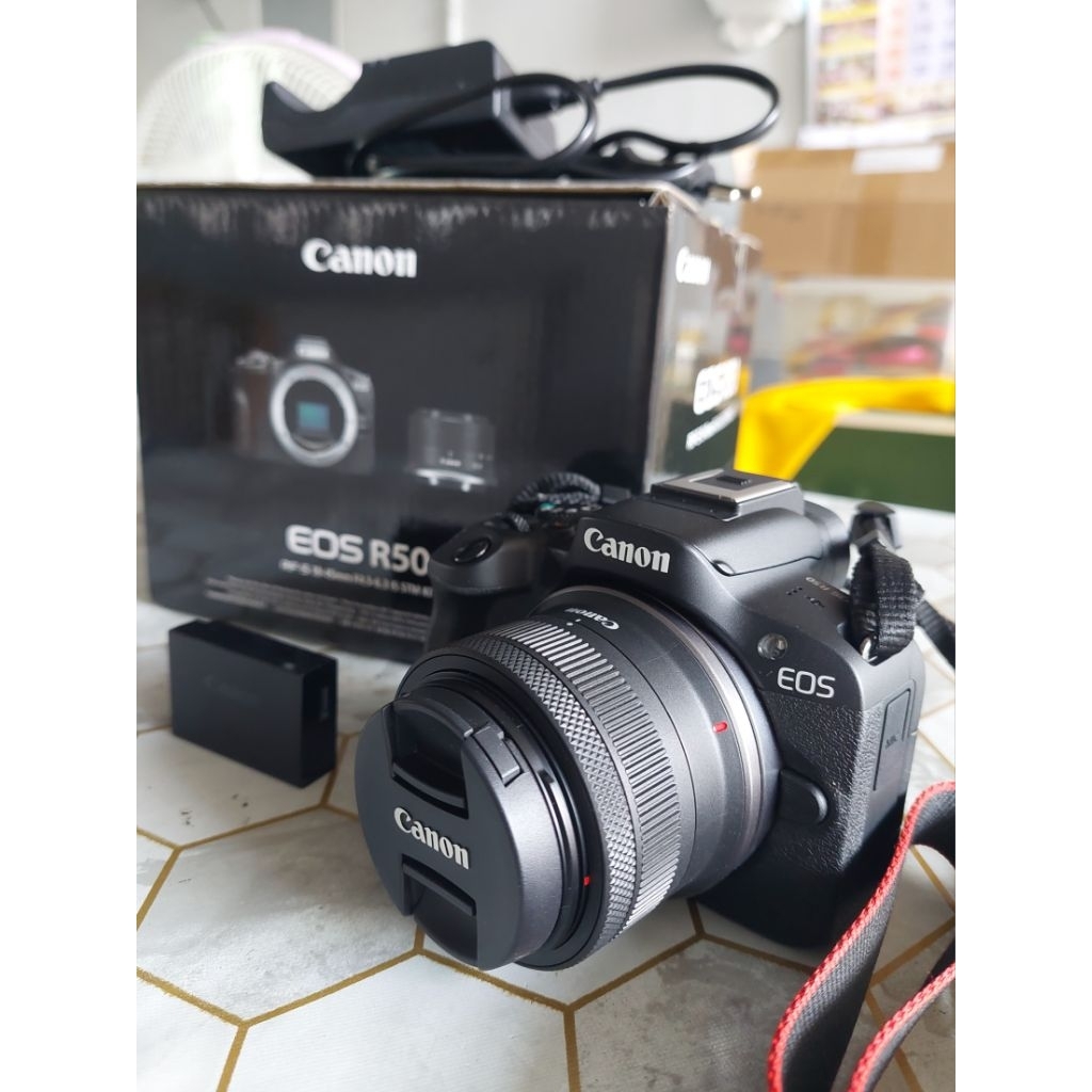 Canon R 50 มือสอง ชัตเตอร์ 4058 สภาพสวยมาก