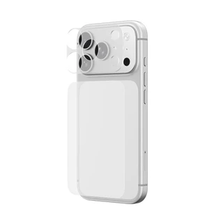 Quarry ฟิล์มกันรอยฐานกล้อง + ฟิล์มกันรอยหลัง ไอโฟน iPhone 17 Pro / 17 Pro Max / 17ProMax Camera Back Film Protector