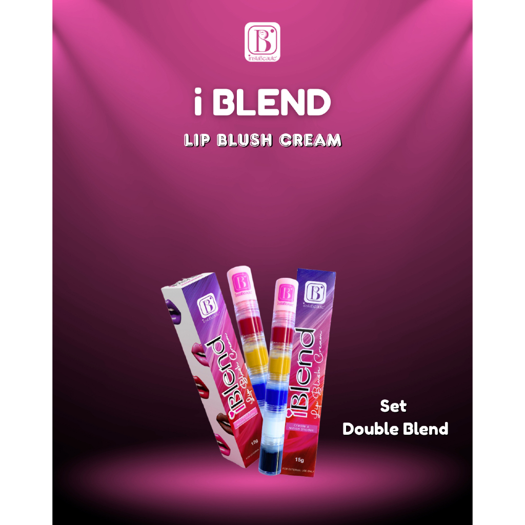 Double Blend เซตคู่ iBlend Lip blush cream
