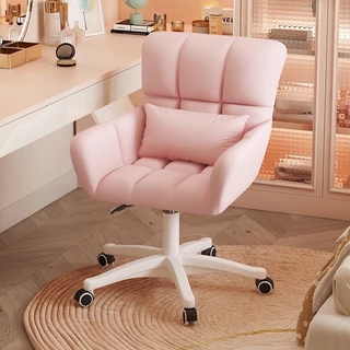 เก้าอี้คอมพิวเตอร์ เก้าอี้ทำงาน โฮมออฟฟิศ 360องศา เก้าอี้แต่งหน้า มี3 สีให้เลือก