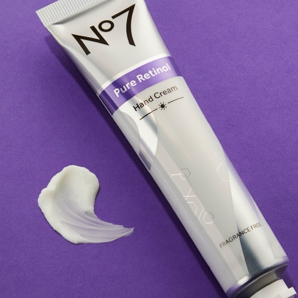 No7 Pure Retinol Hand Cream 75 ML. นัมเบอร์เซเว่น เพียว เรตินอล แฮนด์ ครีม 75 มล.