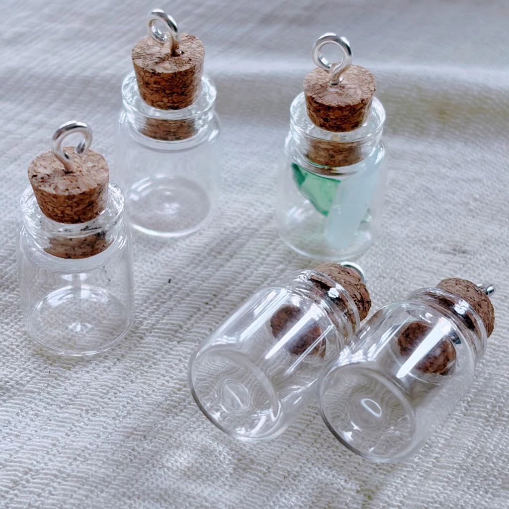พร้อมส่งในไทย❗️ขวดแก้วจิ๋วจุกเจาะสกรู พร้อม DIY 💕ขนาด 1 ml thumbnail 5