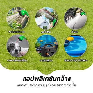 50000MAH ปั๊มน้ำไฟฟ้าแบตเตอรี่ลิเธียม 4 สูบ ปั้มน้ำอัตโนมัติ ปั้มแบตเตอรี่ มอเตอร์สูง 4000W อุปกรณ์ครบชุด