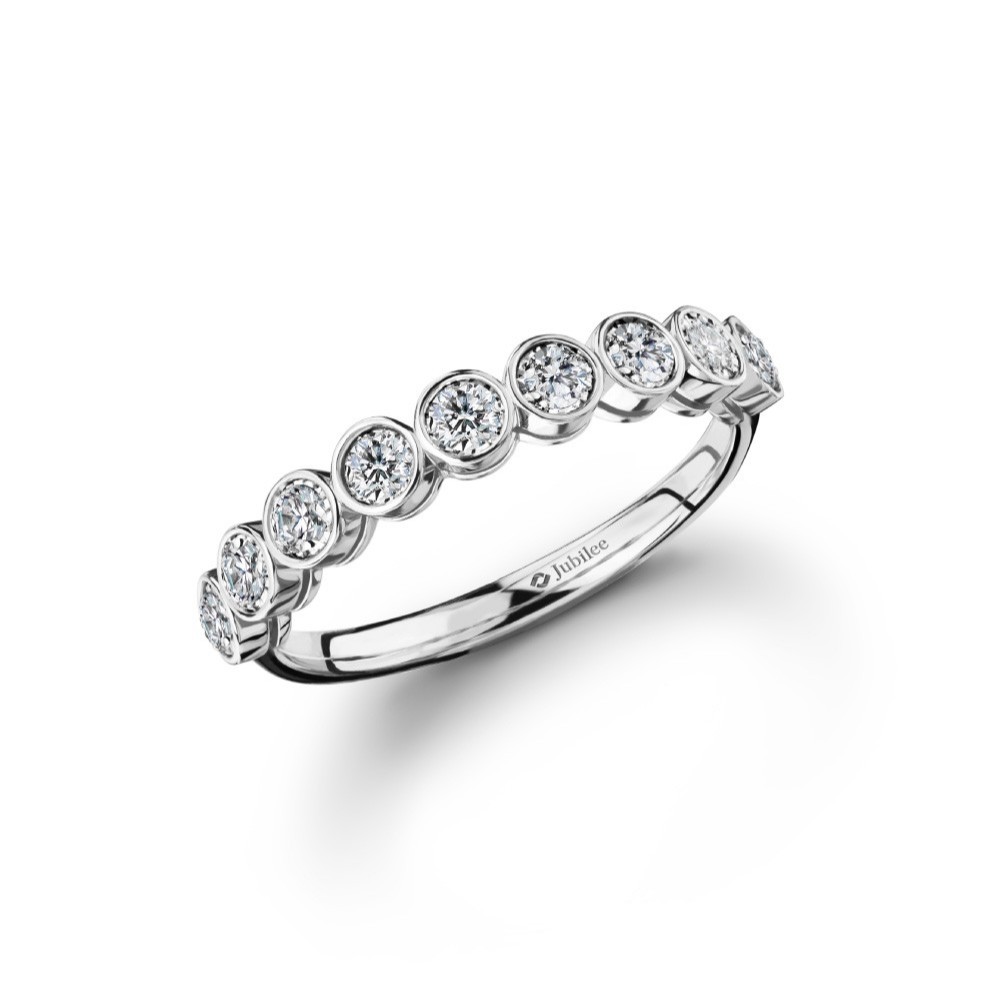 Jubilee Diamond แหวนเพชร Simply Shine Diamond Line Ring เพชรแท้