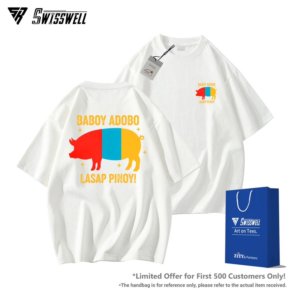 ✨SwissWell✨ cotton 100% เสื้อยืด คอกลม  เสื้อ essentials คุณภาพดี oversized เสื้อคู่รัก Holiday T-Sh