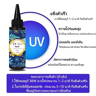 เรซิ่น UV ชนิดแข็ง ใสแจ๋ว แข็งตัวเร็ว ไม่เหลือง กลิ่นต่ำ สำหรับงานแฮนด์เมด DIY เครื่องประดับ