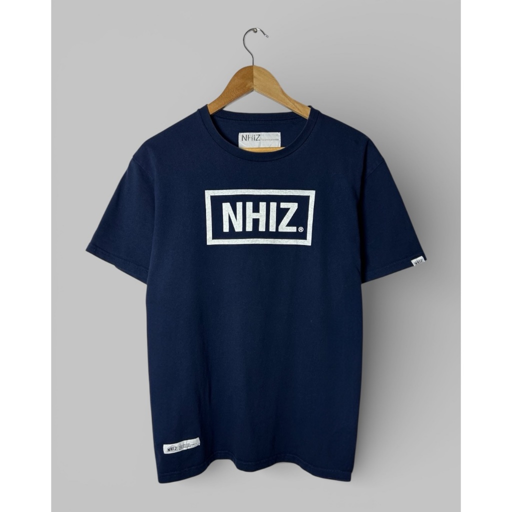 NHIZ by Neighborhood Logo T Shirt Japan Streetwear Rare เสื้อยืด Neighborhood ของแท้