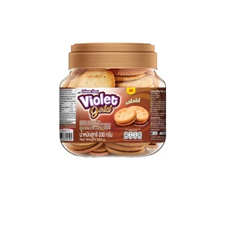 Violet Gold ไวโอเลตโกล์ดแครกเกอร์ 330-380 กรัม (6กระปุก)