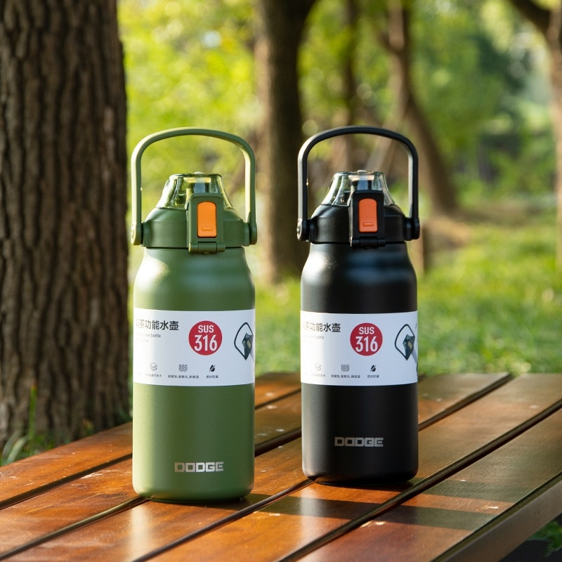 พร้อมส่ง DODGE กระบอกน้ำ กระบอกน้ำเก็บเย็น  สแตนเลส 316 กระติกเก็บความเย็น เก็บน้ำร้อน/เย็น
