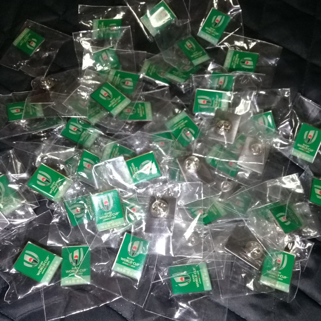 พิน Rugby World Cup 2019 Venue Sponsor Pin Badges ชุด 100 อัน