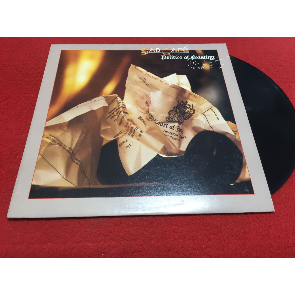 Sad Cafe - Politics of Existing ขนาด 12 นิ้ว LP ร้าน PinHaiMusic B113