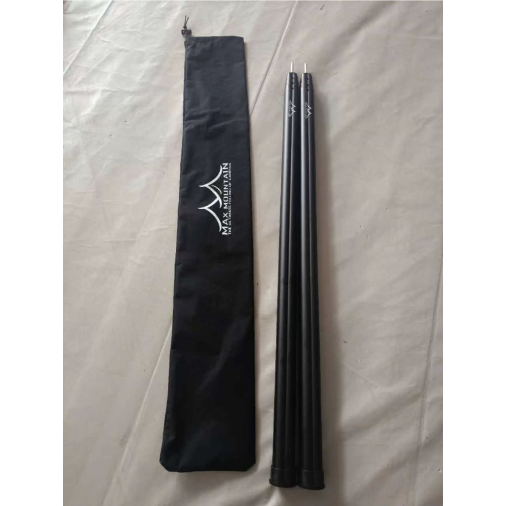 Max mountain เสาทาร์ป อลูมินัม สีดำ 220-280 cm