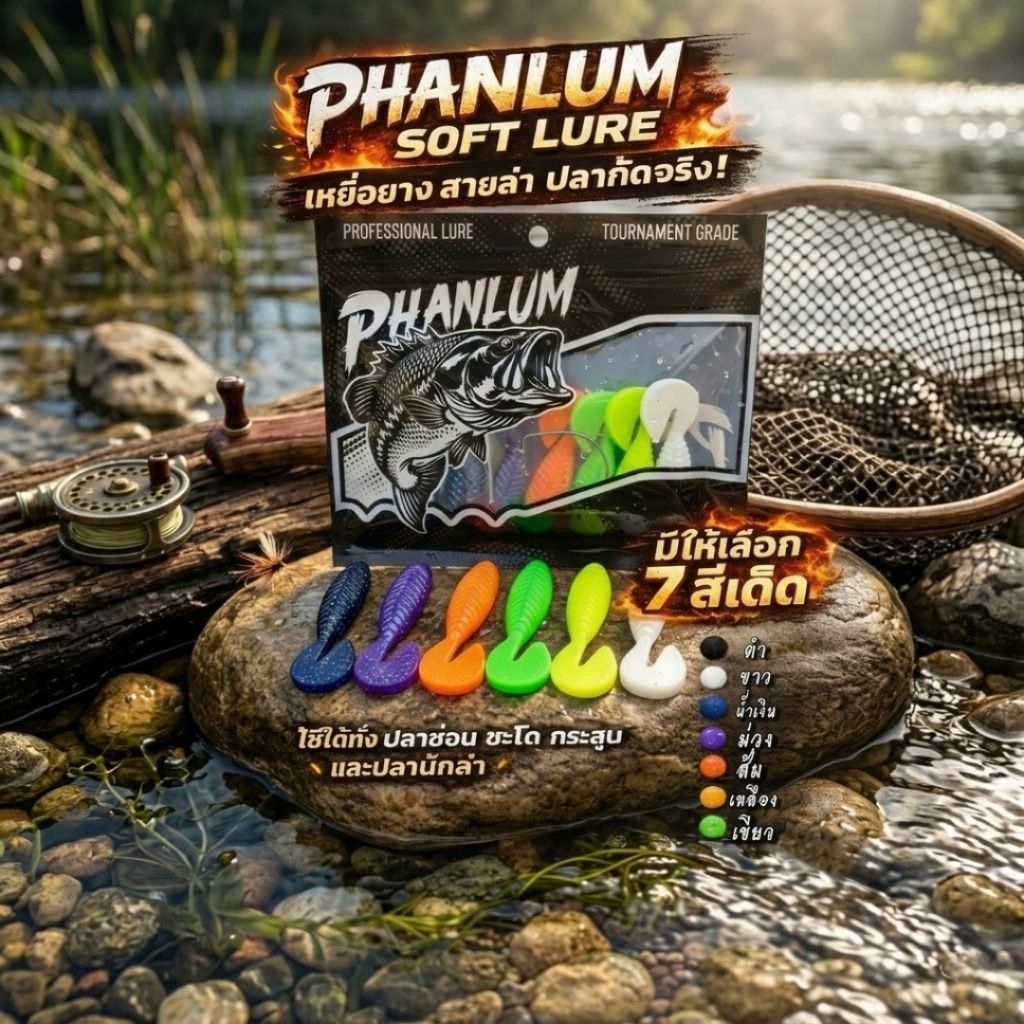 เหยื่อตกปลา PHANLUM รุ่น SKUNK  6.5 กรัม