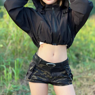 warm_wears - All Cargo Short pants กางเกงคาร์โก้ขาสั้นทรงเอวต่ำ