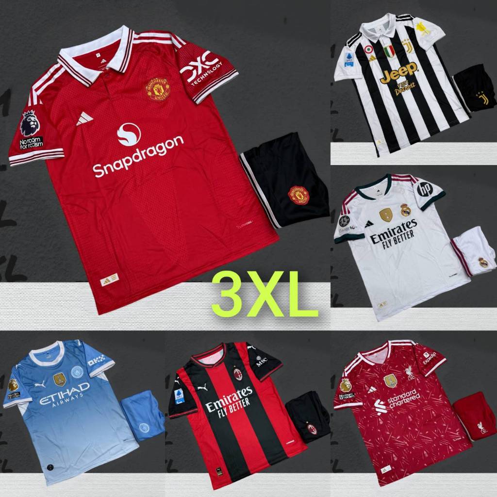 ชุดกีฬาไซส์ใหญ่ 3XL [ครบชุดเสื้อพร้อมกางเกง] รวมชุดกีฬาไซส์ใหญ่