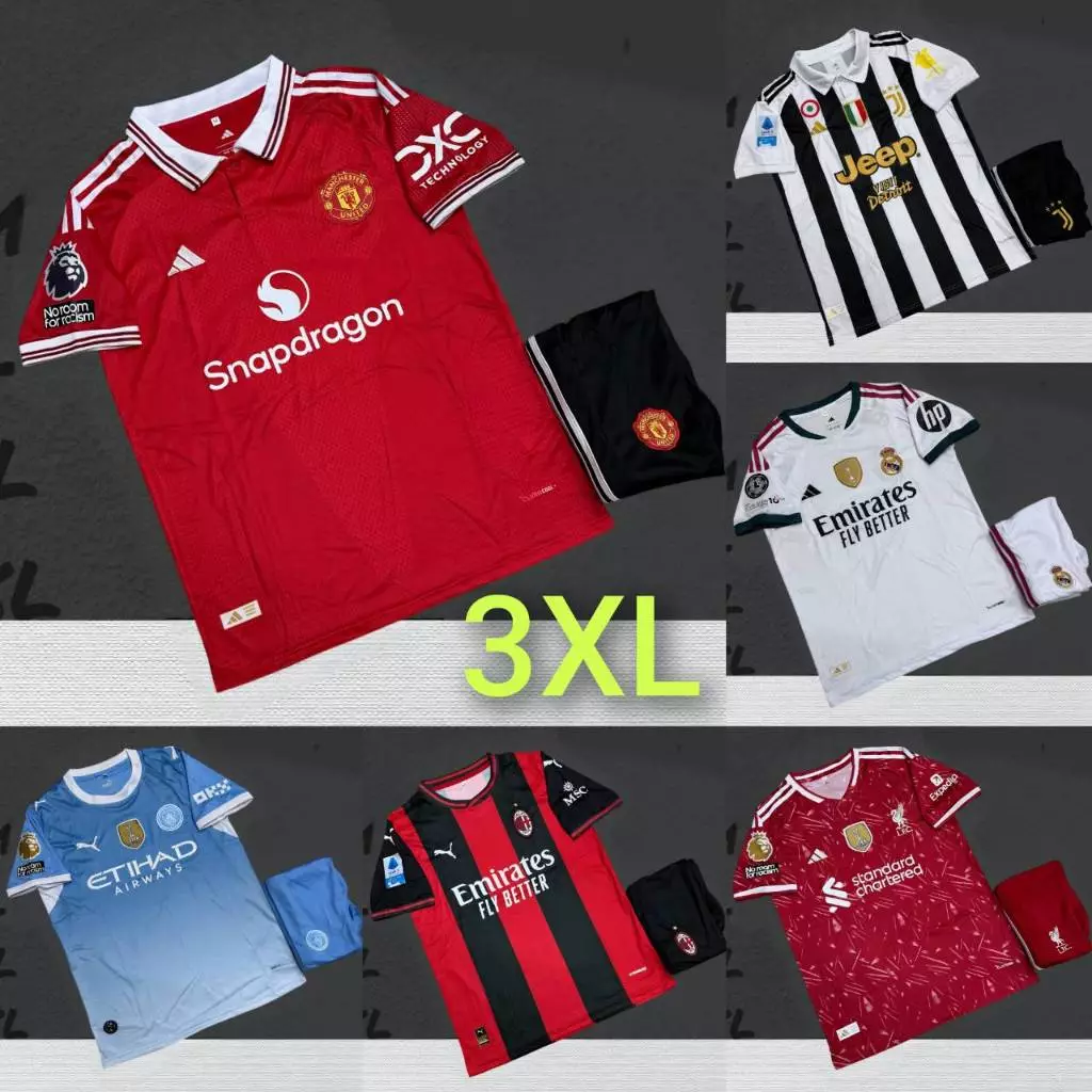 ชุดกีฬาไซส์ใหญ่ 3XL [ครบชุดเสื้อพร้อมกางเกง] รวมชุดกีฬาไซส์ใหญ่
