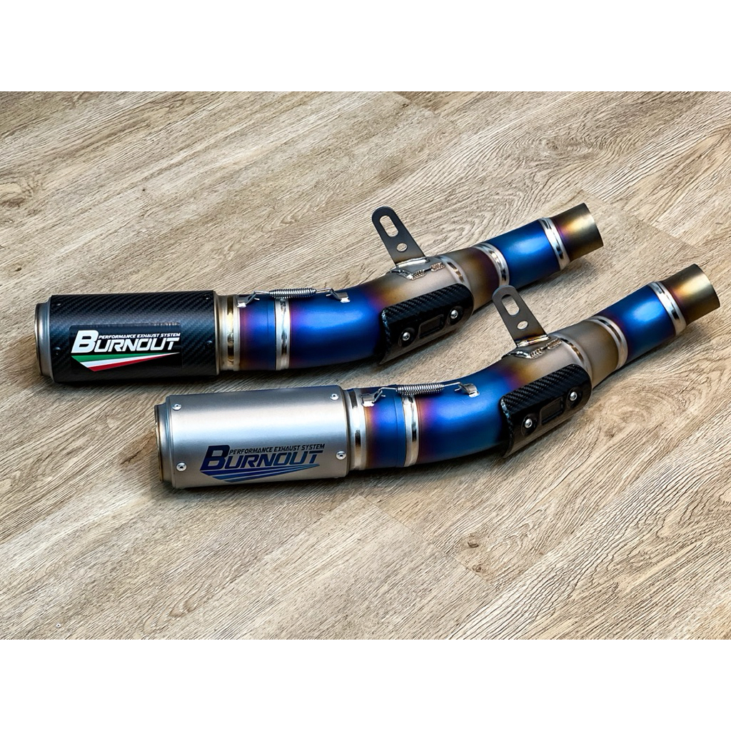 ZX6R สลิปออนไทเทเนี่ยม 3“ปลายกระบอก3.5”ปากโต