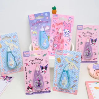 Sanrio - เทปลบคำผิด ความยาว3.5mx5mm มีให้เลือก 4 ลาย แห้งเร็วเขียนทับได้ทันที - สินค้าลิขสิทธิ์แท้