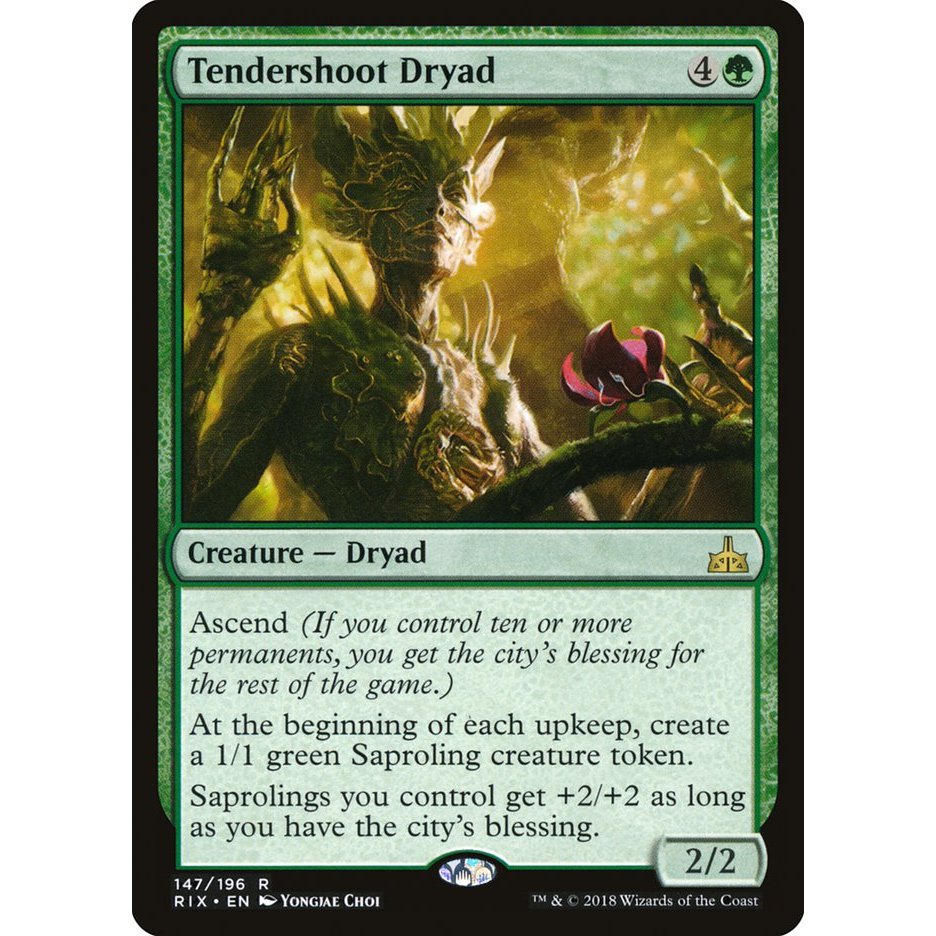 [Rivals of Ixalan] - [RIX] - (R) - [Tendershoot Dryad] - [2018]