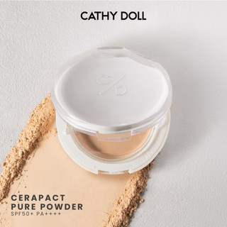 Cathy Doll เคที่ดอลล์ แป้งฝุ่นอัดแข็ง เซราแพ็ค เพียวพาวเดอร์ SPF50+ PA++++ 4.5/12กรัม