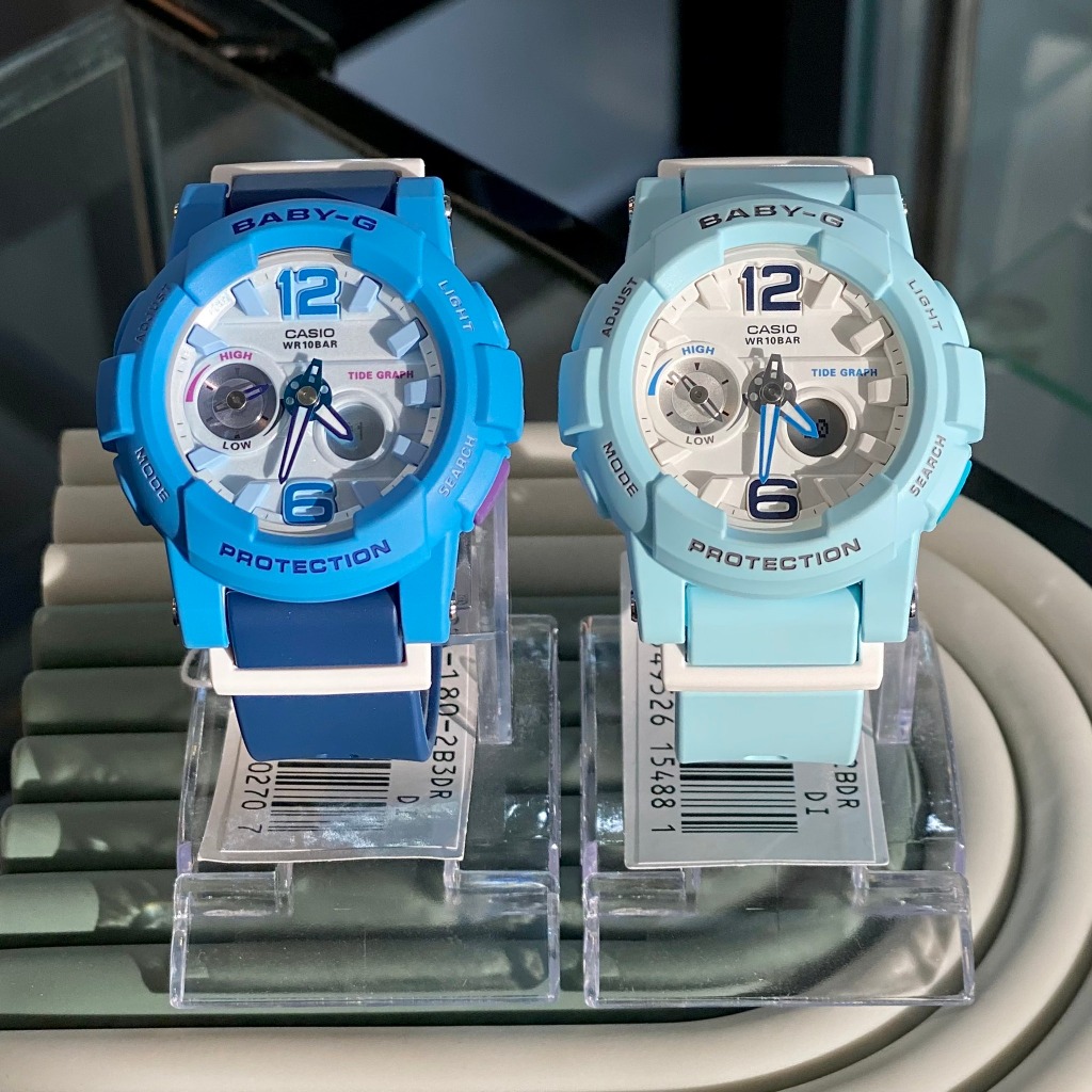 Casio Baby-G นาฬิกาข้อมือ รุ่น BGA-180 (BGA-180-2B3,BGA-180-4B3,BGA-180-7B2,BGA-180-9B,BGA-180BE-2B)