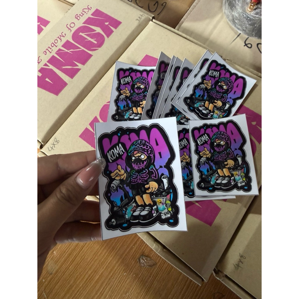 สติกเกอร์   koma  แท้