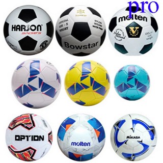 ลูกฟุตบอล football รุ่น แนะนำ เบอร์ 3, 4, 5 หนังอัด-เย็บ pvc…
