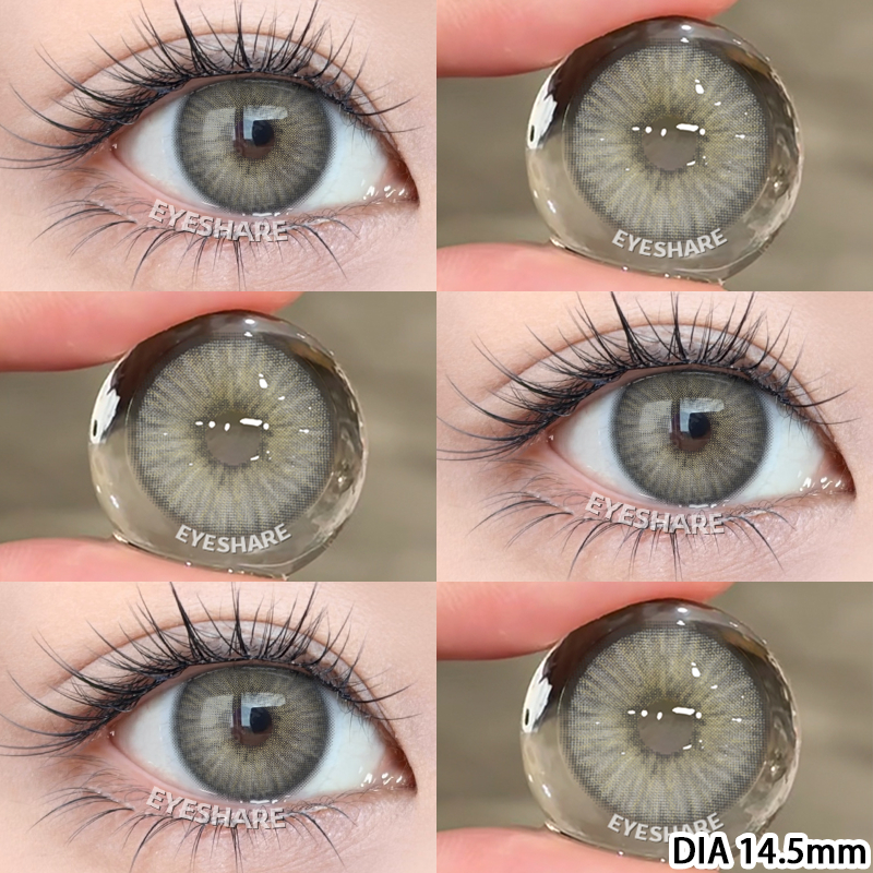 Lucifer คอนแทคเลนส์ คอนแทคเลนส์สี DIA14.5mm ตาโต คอนแทคเลนส์ยอดนิยม 1 คู่/2 ชิ้น การจัดส่งที่รวดเร็ว