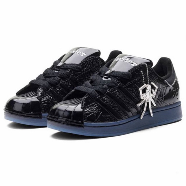 NEW !!! Adidas Superstar Sp5der Black