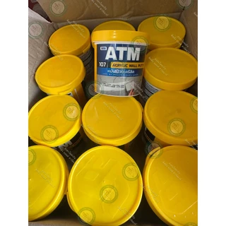 เคมีโป้ว ATM โป้วปูน ACRYLIC WALL PUTTY 107 หมันโป้ว ขนาด 0.236 ลิตร